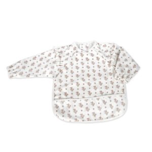 Babero con mangas Botton Flores